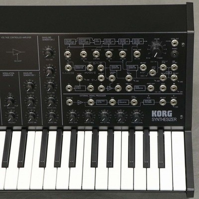 Korg MS-20 Mini Analog Monophonic Synthesizer Keyboard With Patch
