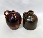 2 Rare Miniature Antique Stoneware Pottery Jugs Possibly Made in Texas — photo 7