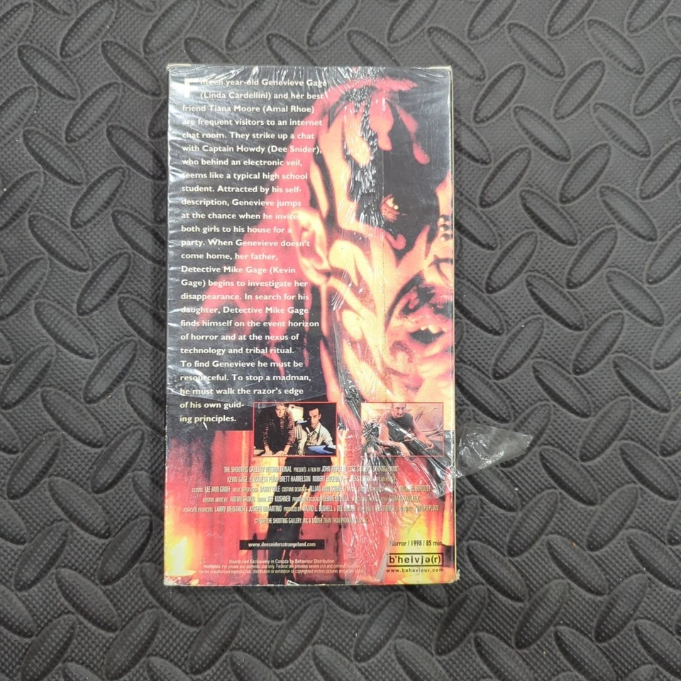 VHS Strangeland 1998 Cult Dee Snyder Robert Englund Captain Howdy. - Image 3 of 4