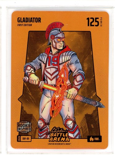 2026 Bo Jackson Battle Arena Gladiator Roman Anthony Orange Fire Foil (RC)