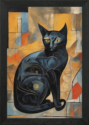 Cat0017 Gerahmtes Wandbild Poster Leinwanddruck Bild