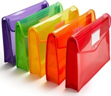 Plastic File Folder Poly Envelope Expanding File Wallet Document Folder with