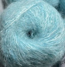 Job lot knitting crochet yarn wool 6x Ball Angora Hair MOHAIR Blend Yarn L1779
