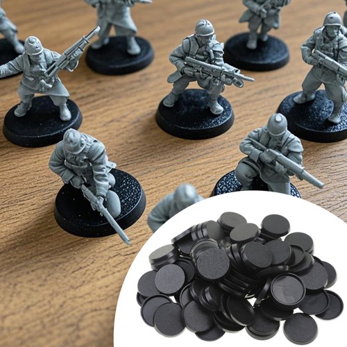 32mm Round Bases Miniature Models Wargaming Warhammer 40K AoS Games Workshop - Picture 3 of 12