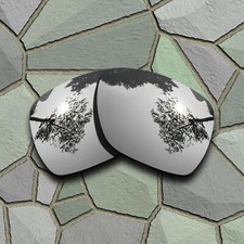 US Chrome Titanium Polarized Lenses Replacement For-Oakley Deviation