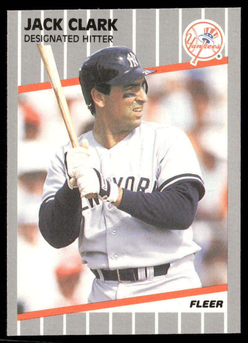 1989 Fleer #252 Jack Clark Glossy