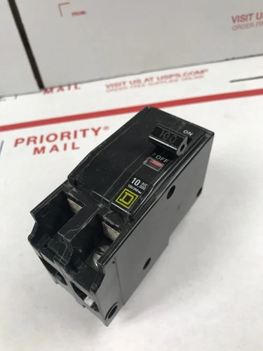 Square D QOB QOB290 2 Pole 90 Amp 120/240 V Yellow Circuit Breaker