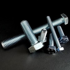 DIN 933 Sechskantschrauben verzinkt ISO 4017 Maschinen Schrauben M 6 8 10 12 16