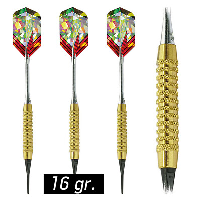 PROFIDART Soft Darts Dart Set Dartpfeile Dartset Dartsatz Pfeilsatz 16 gr 21L039