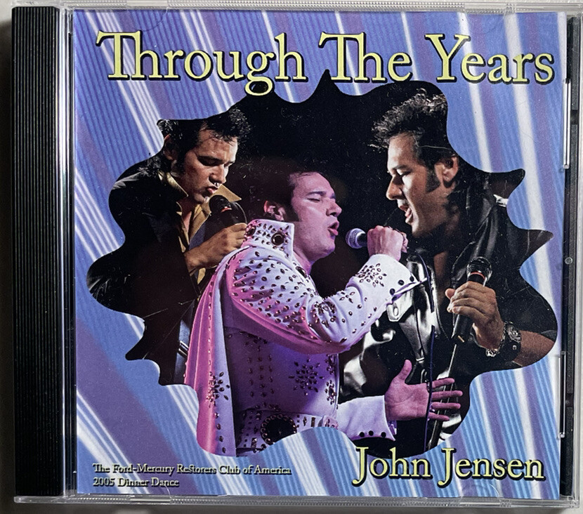 Elvis Presley Tribute Artist John Jensen - Through The Years (CD, 2005) FREE S/H