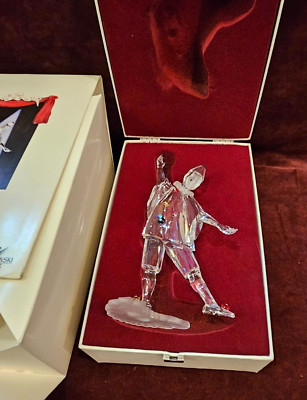SWAROVSKI CRYSTAL ''MASQUERADE PIERROT'' 1999 MINT W/BOX & CERT