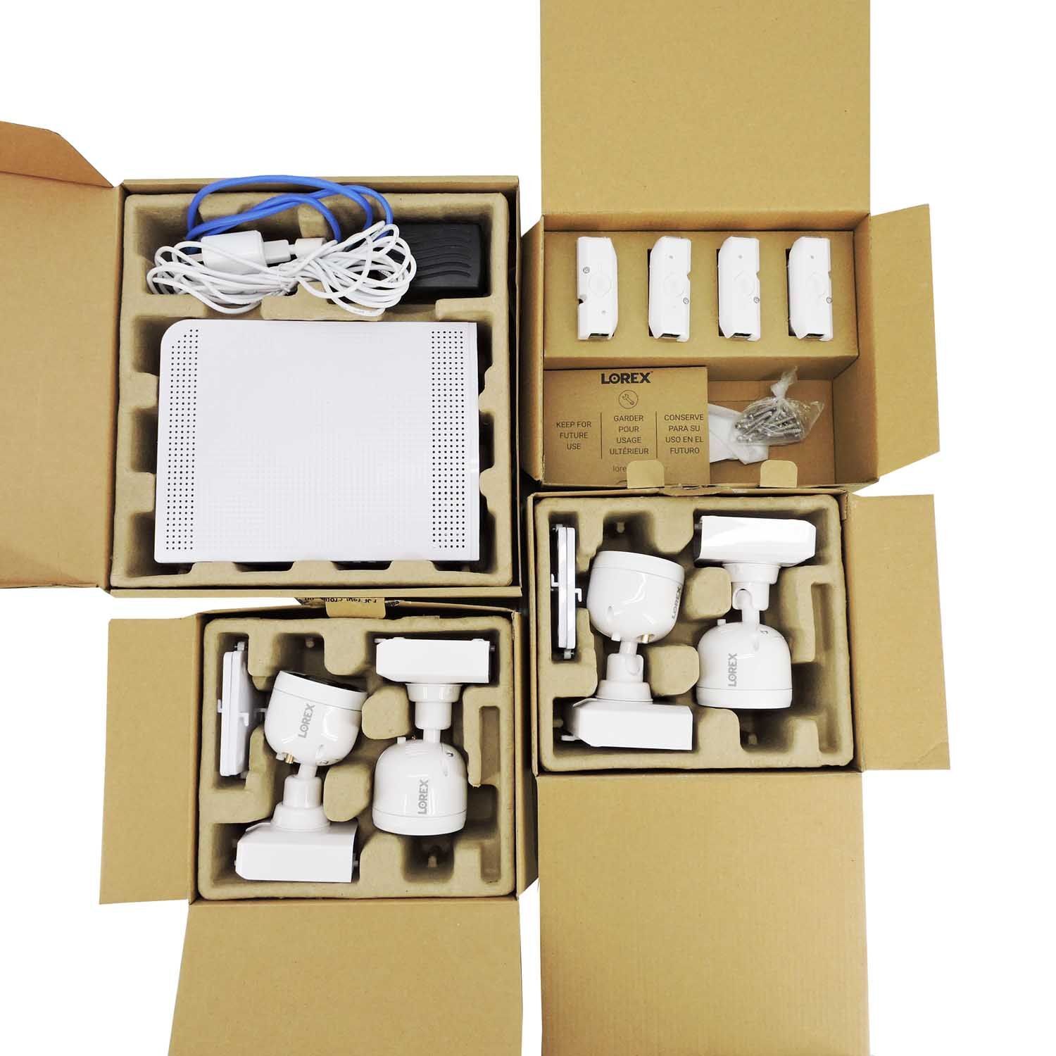 LOREX 2K Battery-Operated System 4 Active Deterrence and Person Detection Camera