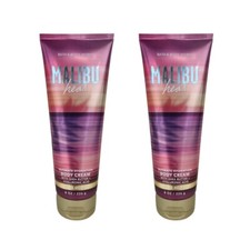 SET OF 2 NEW Bath Body Works Malibu Heat Ultimate Hydration Body Cream, 8 oz