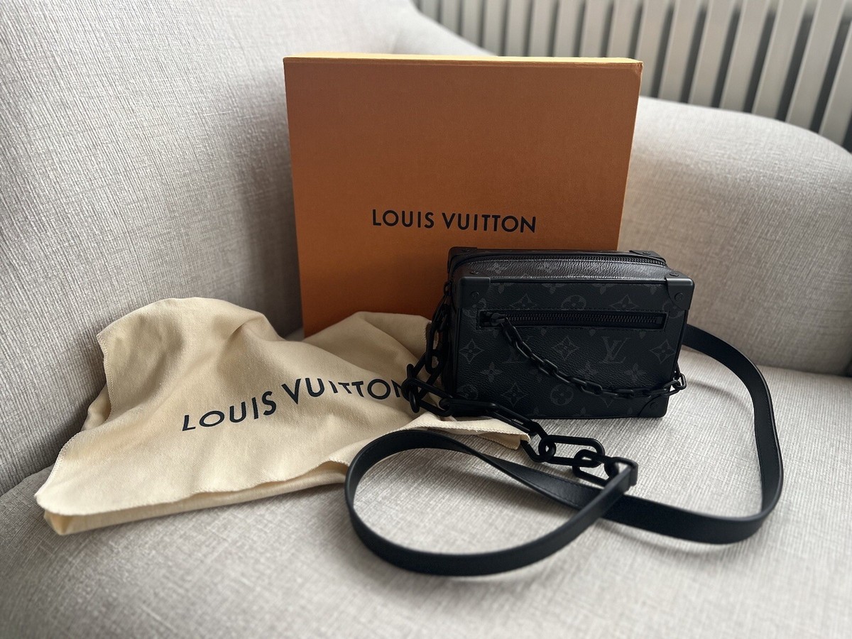 Monogram Eclipse Lv Box Bag Black Louis Vuitton Trunk Bag Monogram
