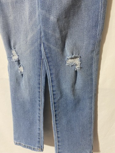 Levi’s Girlfriend Overalls Sequin Bling Size 5T 5 Reg Light Wash Denim NWOT - Picture 7 of 10