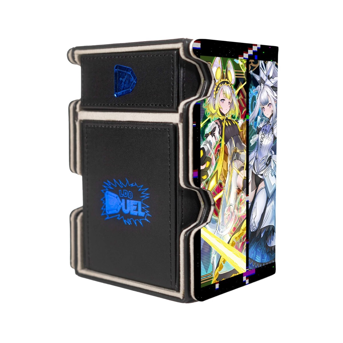 Maliss Deck Box - Holds 100 Double Sleeved Cards & Dice Tray - YGO - MTG |  eBay