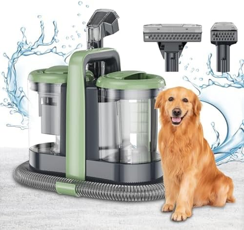 Carpet Cleaner Machine, 18 Kpa Portable Carpet Spot and Upholstery Cleaner, 500W-image