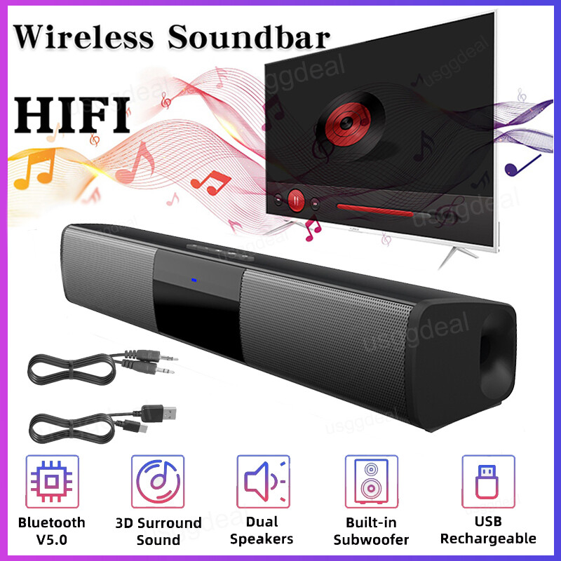 Bar Bluetooth 5.0 Wireless Subwoofer Tv Home Theater Soundba
