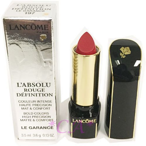 Lancome L'Absolu Rouge Definition Lipcolor # 197 Le Garance 0.13 oz - Picture 1 of 1