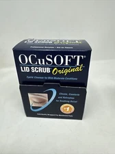 OCuSOFT Lid Scrub Original 35 Individually Wrapped Pre-Moistened Pads ex 08/26