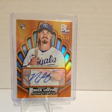 2024 Topps Big League Nick Loftin Opening Act Autograph Gold Rookie 25/25