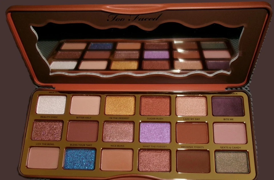 Too Faced Better Than Chocolate Cocoa Infused Eye Shadow Palette NEW - Image 3 of 3