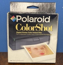 VINTAGE Polaroid ColorShot Digital Printer Color Instant Film - NEW NOS 10 Pack