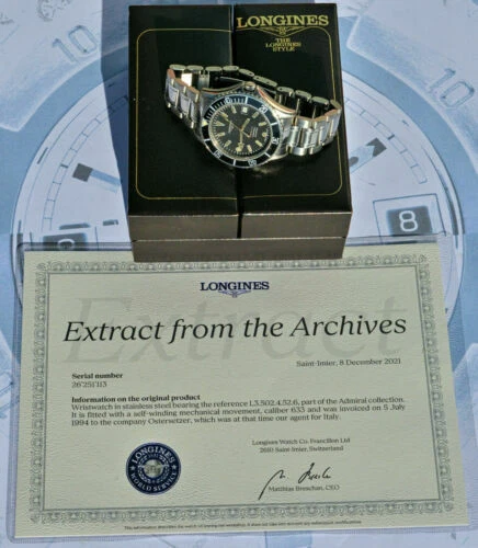 Relojes de pulsera Longines de acero inoxidable