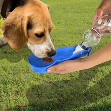 Pet Travel Water Bottle Portable Foldable Outdoor Dog Cat Drinking Dispenser NEW