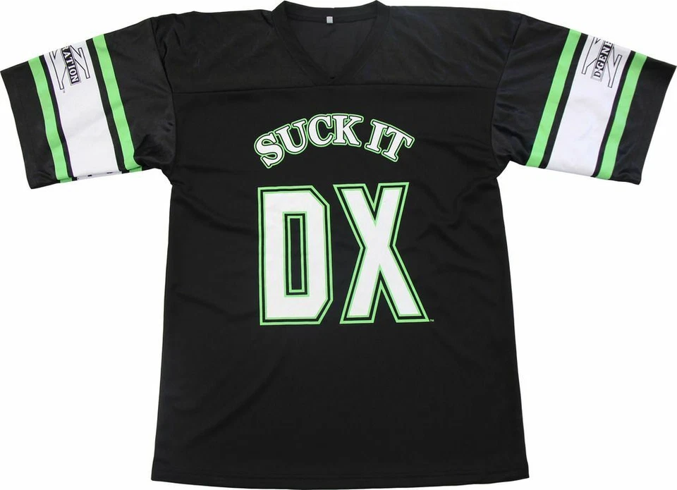 Unisex WWE Lucha Libre DX D-Generación X Suck It Jersey Disfraz de Halloween Juegos con disfraces Foto 4 de 4
