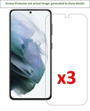 3x Samsung Galaxy S21 Screen Protector w/ cloth