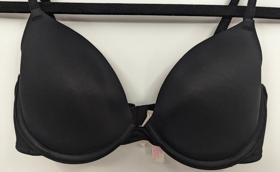 Victoria's Secret PINK Bra Women's 34C Black Demi-READ - Image 3 of 4