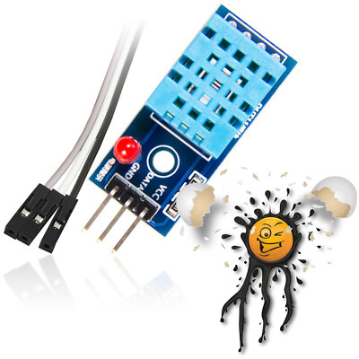 DHT11 Temperatur- Luftfeuchtigkeit- Humidity 1-wire Hygrometer Sensor Module Set