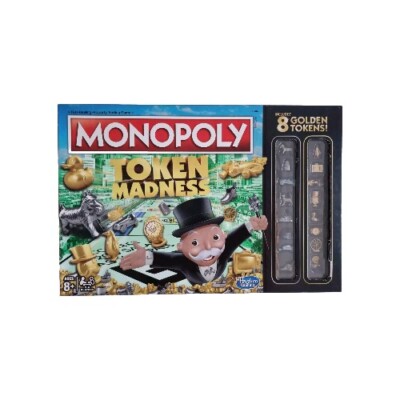 Monopoly Token Madness Hasbro Brettspiel INHALT UNBENUTZT OVP Englisch