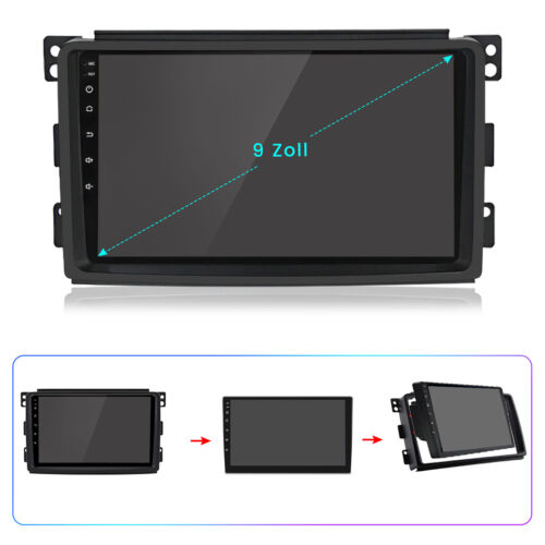 Carplay 64G Android Autoradio Für Benz Smart Fortwo 451 05-2010 GPS Navi WiFi BT - Bild 13 von 13