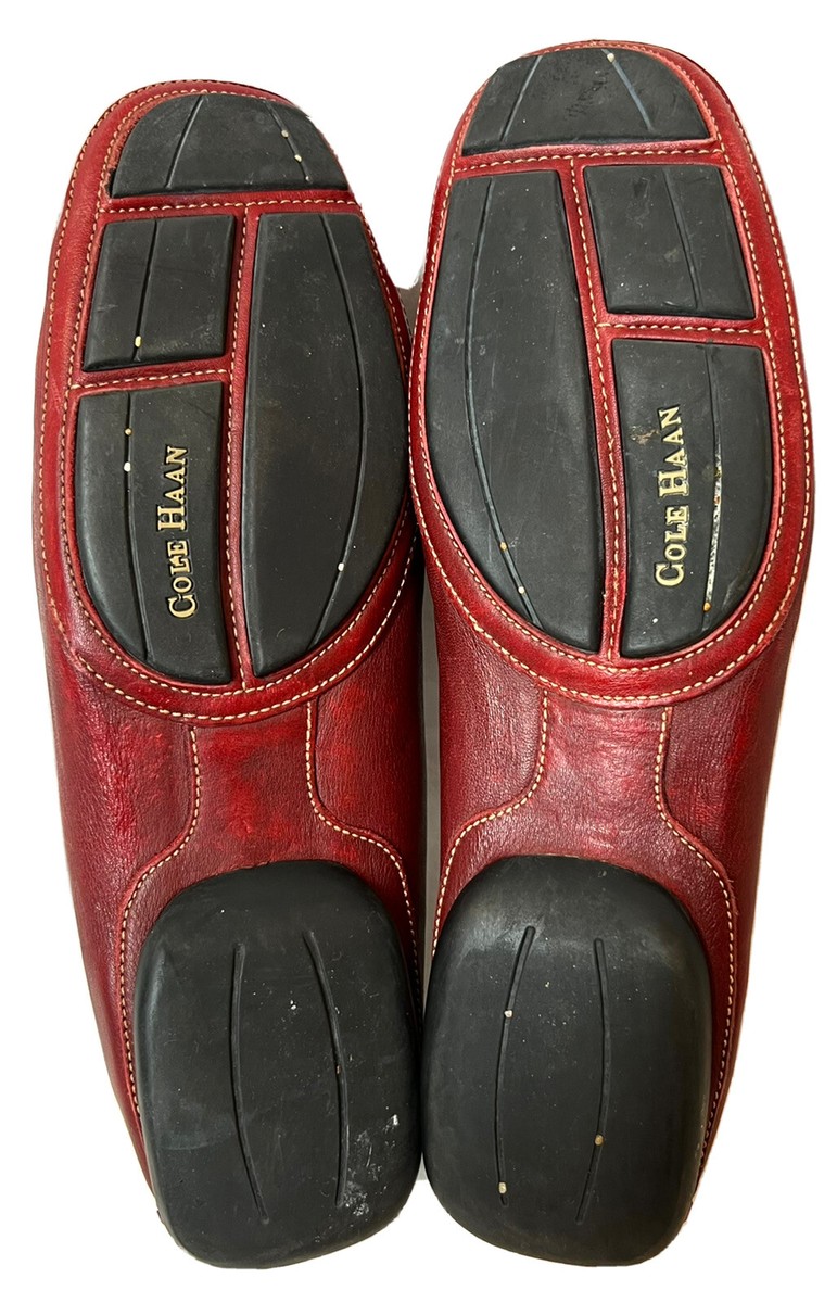 Cole Haan Ivory Red Stitching Leather Penny Loafers Size 8.5 s-l400.jpg main image 4