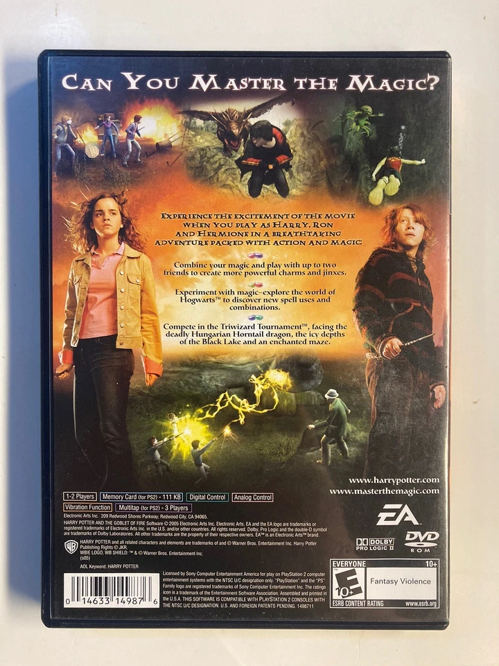 Harry Potter And The Goblet Of Fire Playstation 2 CIB - Tested - Image 2 of 4