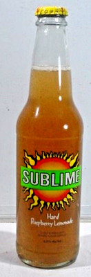 VINTAGE SUBLIME HARD RASPBERRY LEMONADE BOTTLE--SEALED