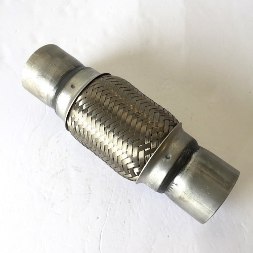 2 5 X 10 Flex Pipe Exhaust Stainless Steel Double Braid Heavy Duty W 2-5-x-10-flex-pipe-exhaust-stainless-steel-double-braid-heavy-duty-w