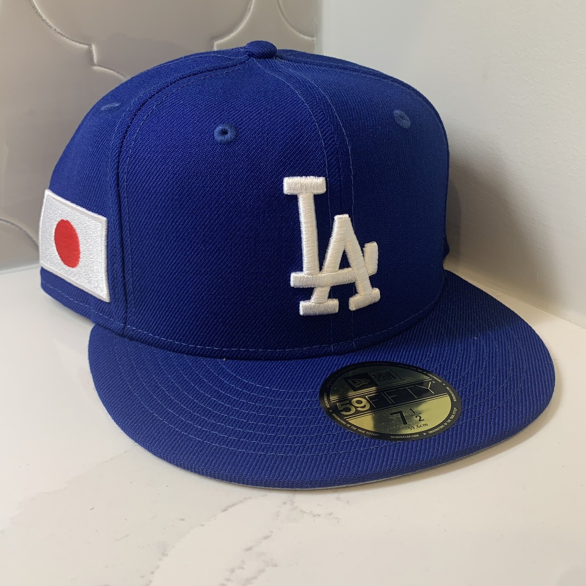 Los Angeles Dodgers New Era 59FIFTY MLB Japan Flag Royal