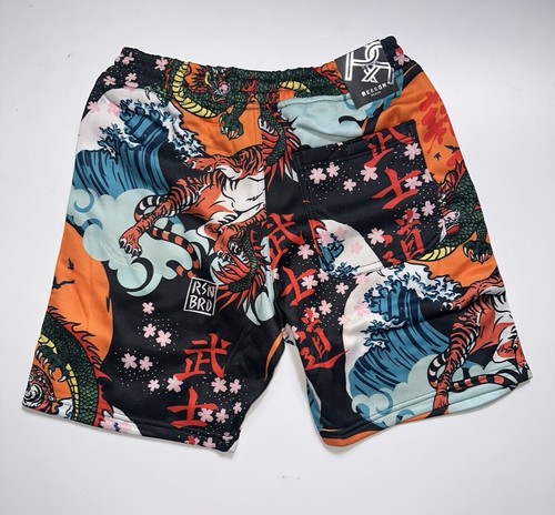 UK Mens Shorts All-over Printed AOP Short Colourful Beach Summer Surf Trunks New - Picture 19 of 53