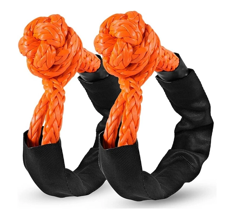 2X Grillete suave sintético 1/2" 55.000 lb para camión remolque de recuperación vela Utv Foto 3 de 4