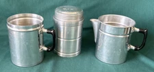Vintage Aluminum Flip Coffee Maker Pot Stovetop Italian Italy Drip Percolator