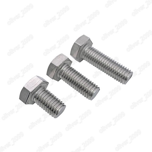 Tornillos hexagonales de acero inoxidable M3 M4 M5 M6 M8 M10 316 DIN933 - Imagen 6 de 6