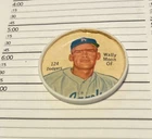1962 Salada Baseball coin #124 Wally Moon L.A. Dodgers