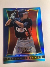 2013 Panini USA Baseball Select Blue Prizm Bryson Brigman 89 /199