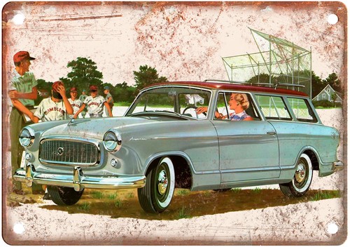 1960 American Motors Corporation Rambler Vintage Werbung Retro Look Blechschild A12428 - Bild 1 von 2