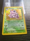 Pokémon Vintage Holo Nidoking Base Set 11/102 Wizards Of The Coast 1999 Tcg