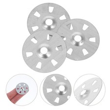  200 Pcs Insulated Plasterboard Fixings Flat Washers Kit Insulation Plastic