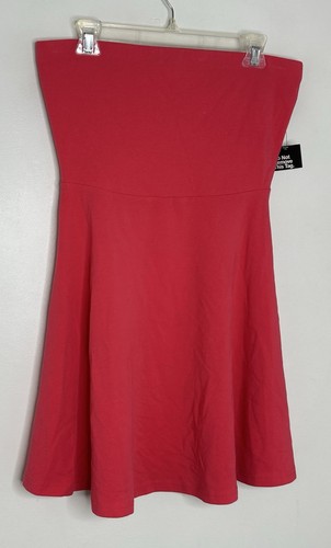 Express Womens Stretch Sleeveless Strapless Tube Pink Mini Dress Size L New - Picture 2 of 6